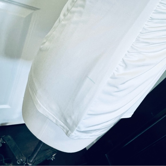 Cache White Ruched Blouse - Picture 11 of 14